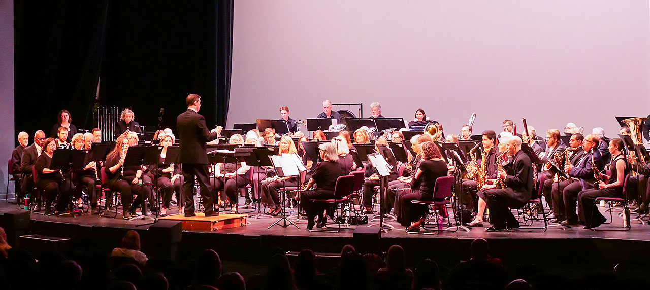 HWCB on stage at Hopkins Center for the Arts